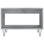 Coffee Table Concrete Grey 60x50x40 cm Engineered Wood - Bargainia.com - 