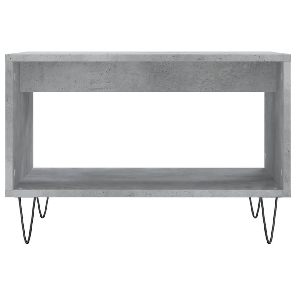 Coffee Table Concrete Grey 60x50x40 cm Engineered Wood - Bargainia.com - 8720845441760 - 829256