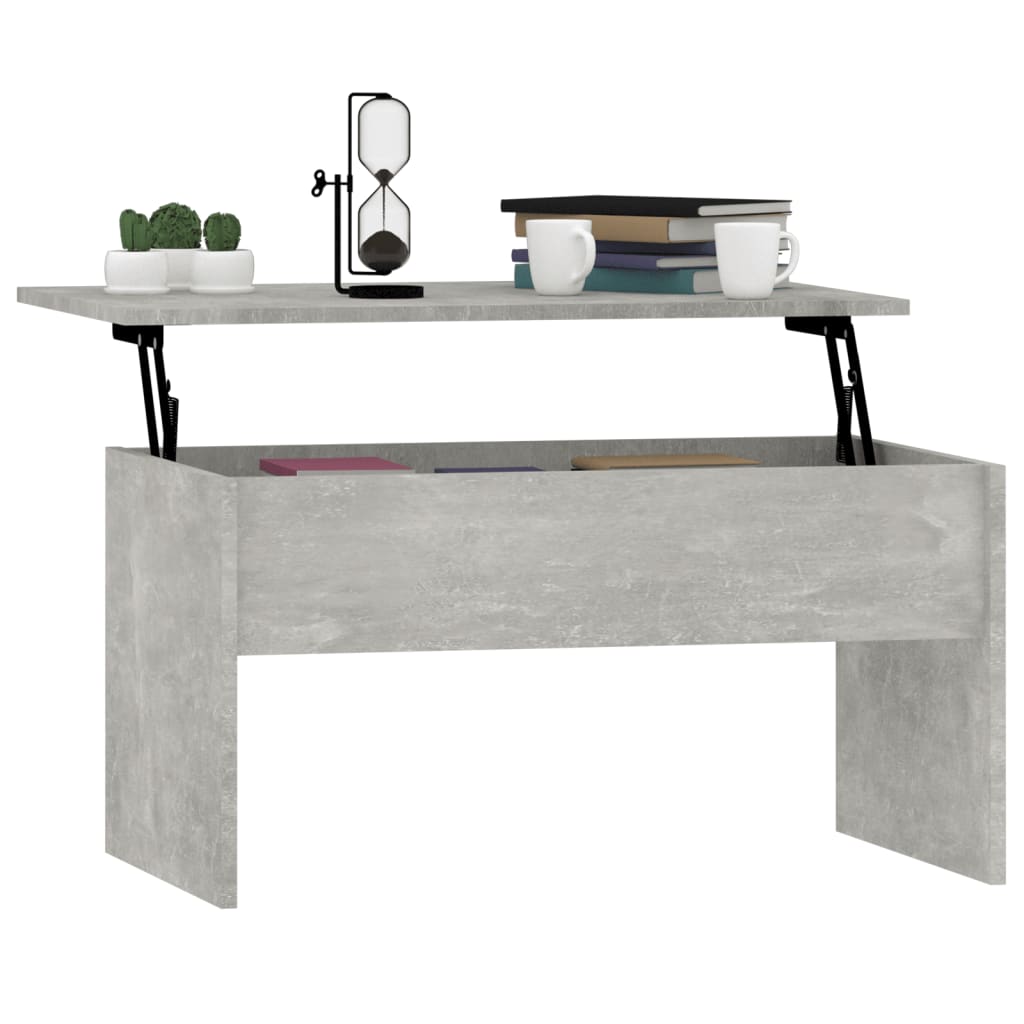 Coffee Table Concrete Grey 80x50.5x41.5 cm Engineered Wood - Bargainia.com - 8720286970935 - 809642