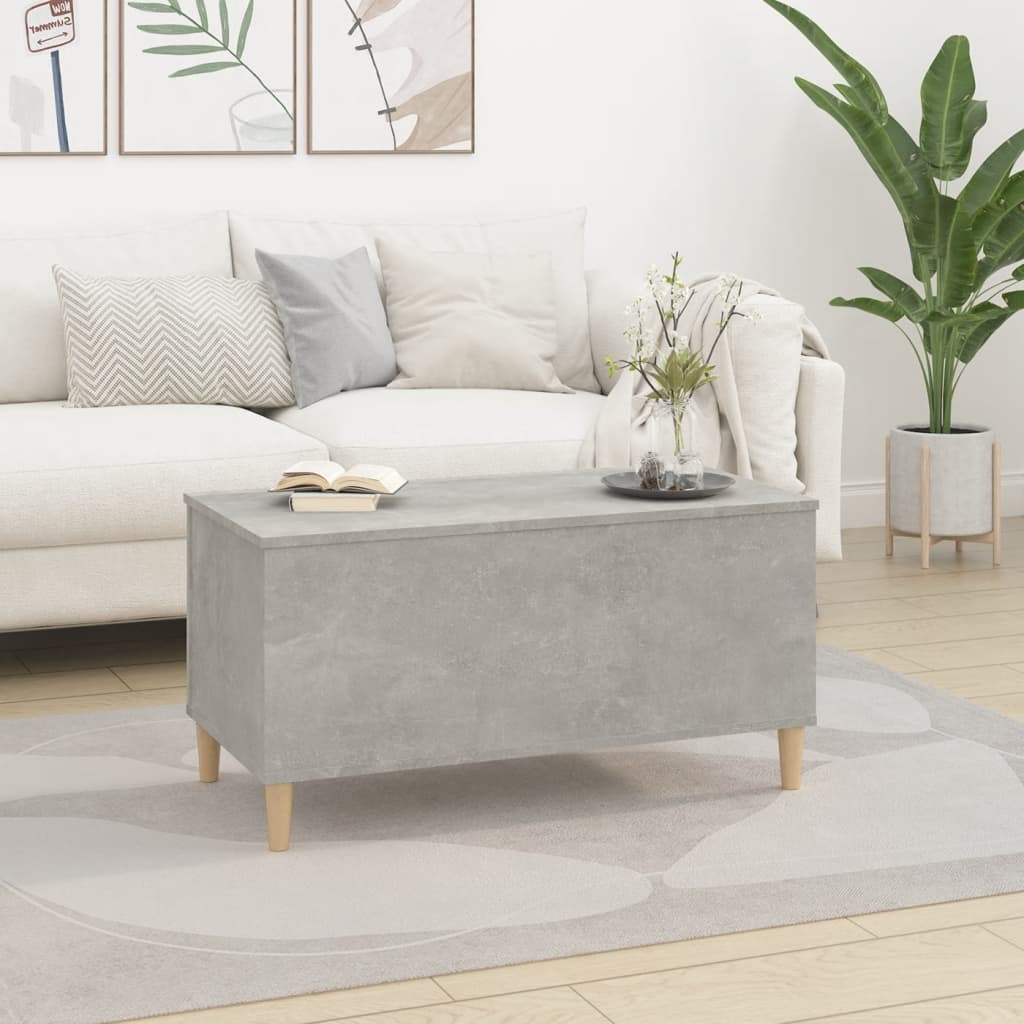 Coffee Table Concrete Grey 90x44.5x45 cm Engineered Wood - Bargainia.com - 8720845669294 - 819584
