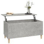 Coffee Table Concrete Grey 90x44.5x45 cm Engineered Wood - Bargainia.com - 