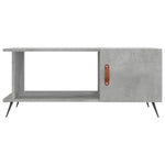 Coffee Table Concrete Grey 90x50x40 cm Engineered Wood - Bargainia.com - 