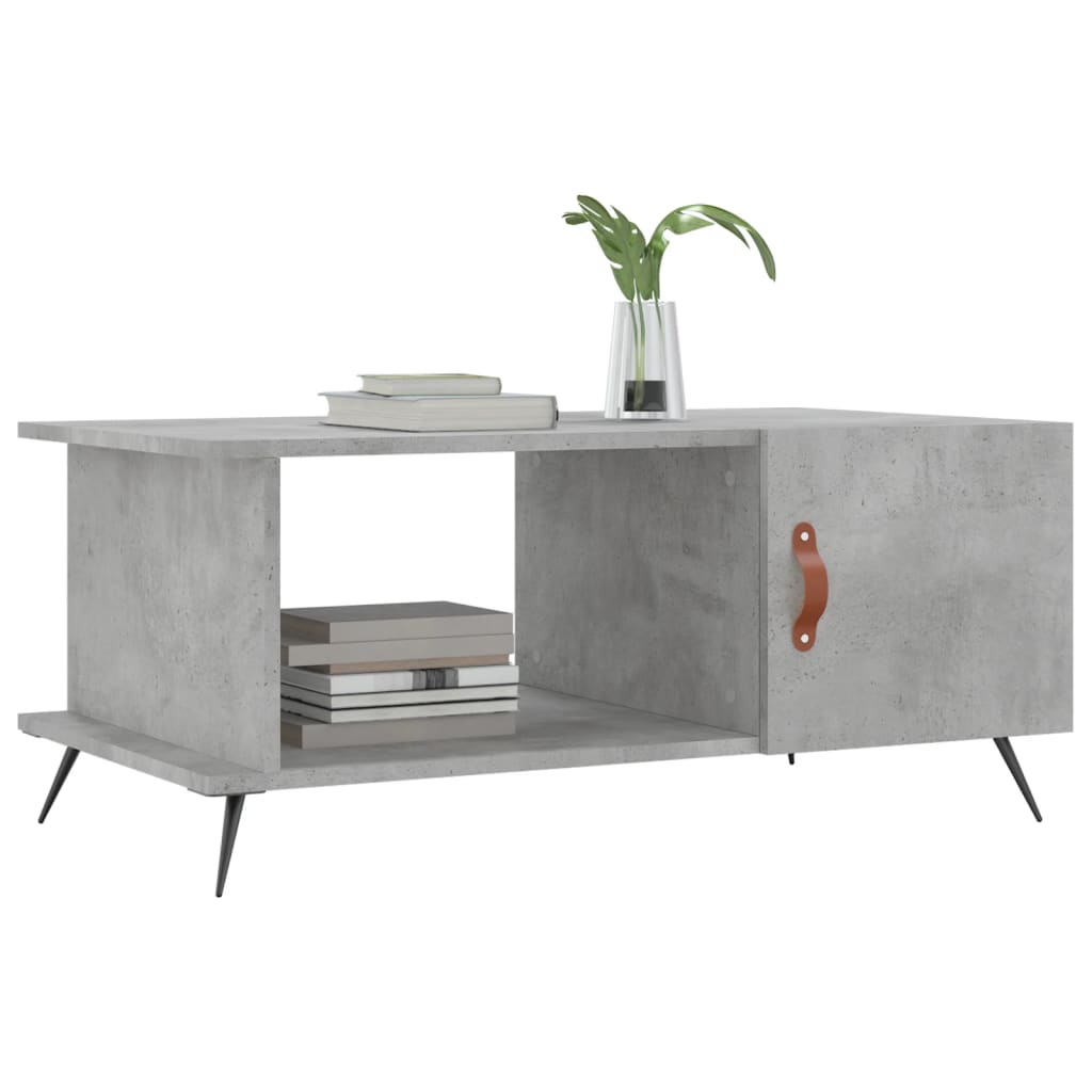 Coffee Table Concrete Grey 90x50x40 cm Engineered Wood - Bargainia.com - 