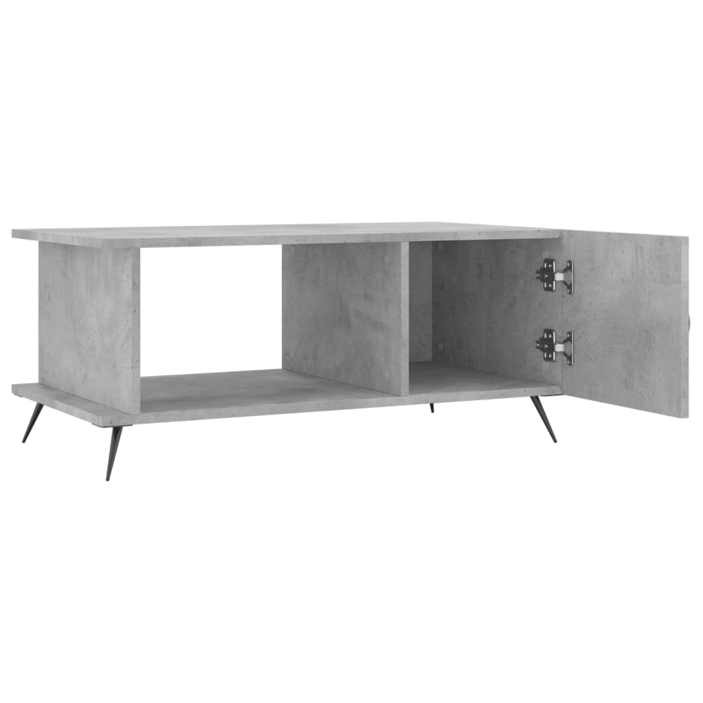 Coffee Table Concrete Grey 90x50x40 cm Engineered Wood - Bargainia.com - 