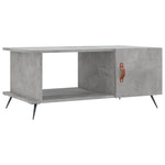 Coffee Table Concrete Grey 90x50x40 cm Engineered Wood - Bargainia.com - 