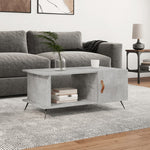 Coffee Table Concrete Grey 90x50x40 cm Engineered Wood - Bargainia.com - 
