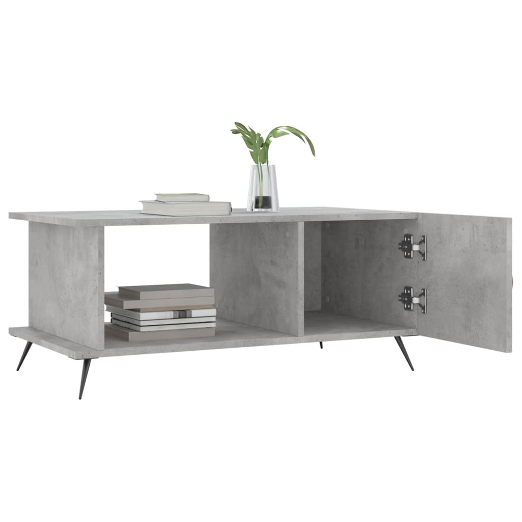 Coffee Table Concrete Grey 90x50x40 cm Engineered Wood - Bargainia.com - 
