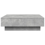 Coffee Table Concrete Grey 90x90x28 cm Engineered Wood - Bargainia.com - 