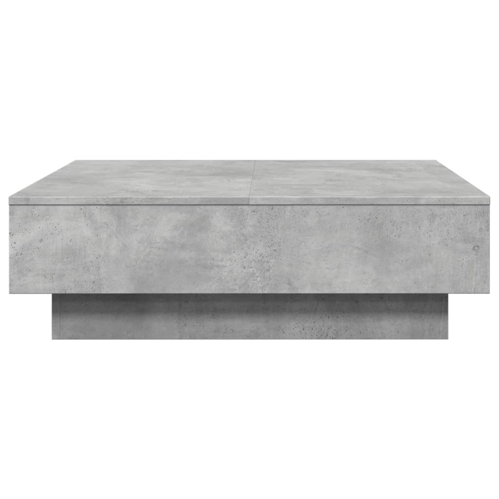 Coffee Table Concrete Grey 90x90x28 cm Engineered Wood - Bargainia.com - 