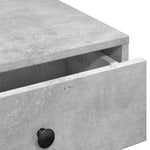 Coffee Table Concrete Grey 90x90x28 cm Engineered Wood - Bargainia.com - 
