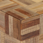 Coffee Table Grey 55x55x40 cm Solid Reclaimed Teak - Bargainia.com - 