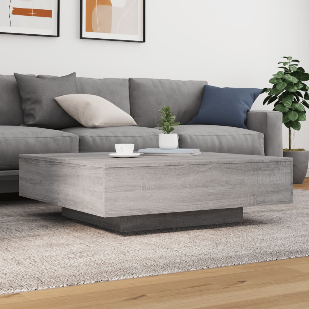 Coffee Table Grey Sonoma 100x100x31 cm Engineered Wood - Bargainia.com - 