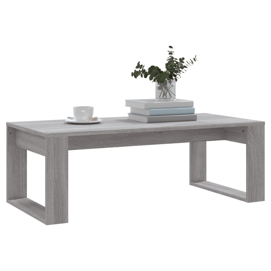 Coffee Table Grey Sonoma 102x50x35 cm Engineered Wood - Bargainia.com - 8720845920302 - 823364