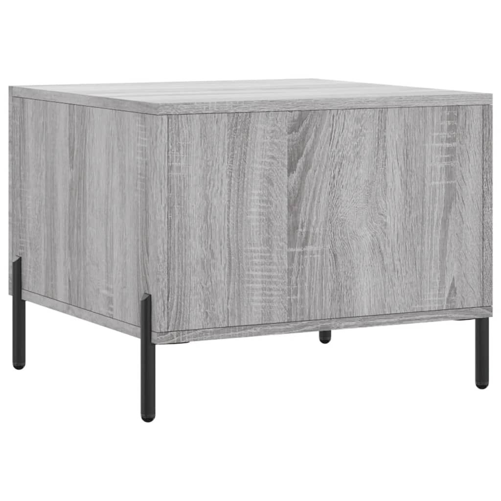 Coffee Table Grey Sonoma 50x50x40 cm Engineered Wood - Bargainia.com - 