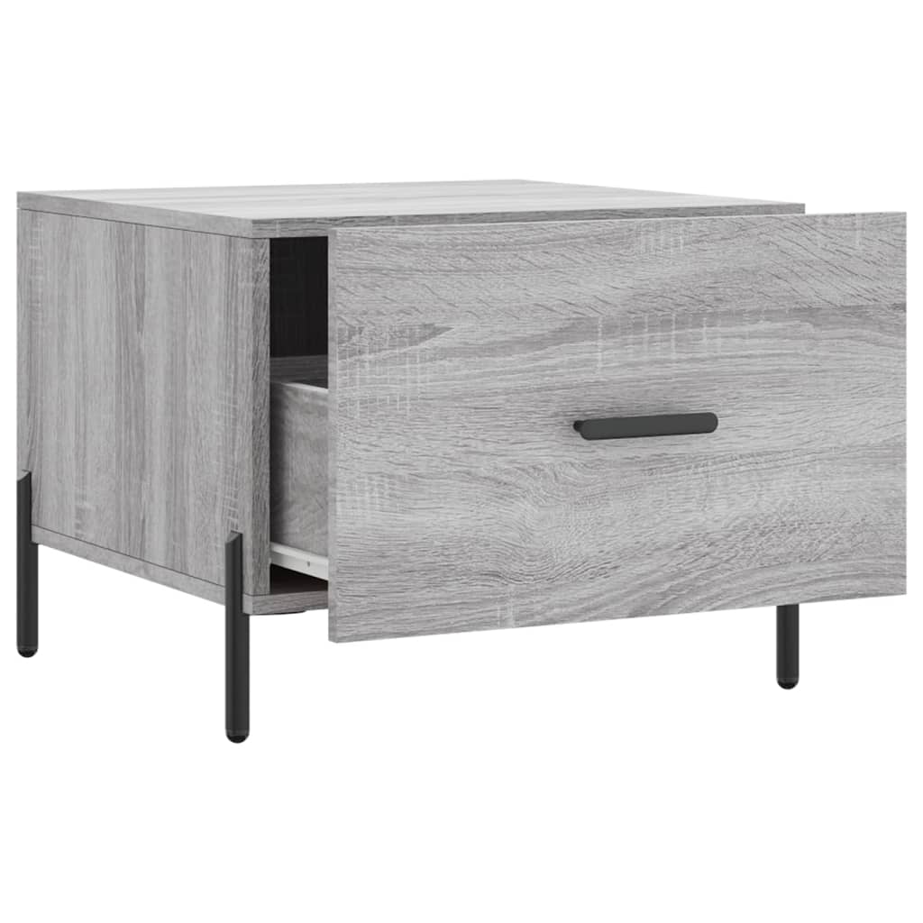 Coffee Table Grey Sonoma 50x50x40 cm Engineered Wood - Bargainia.com - 