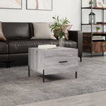 Coffee Table Grey Sonoma 50x50x40 cm Engineered Wood - Bargainia.com - 