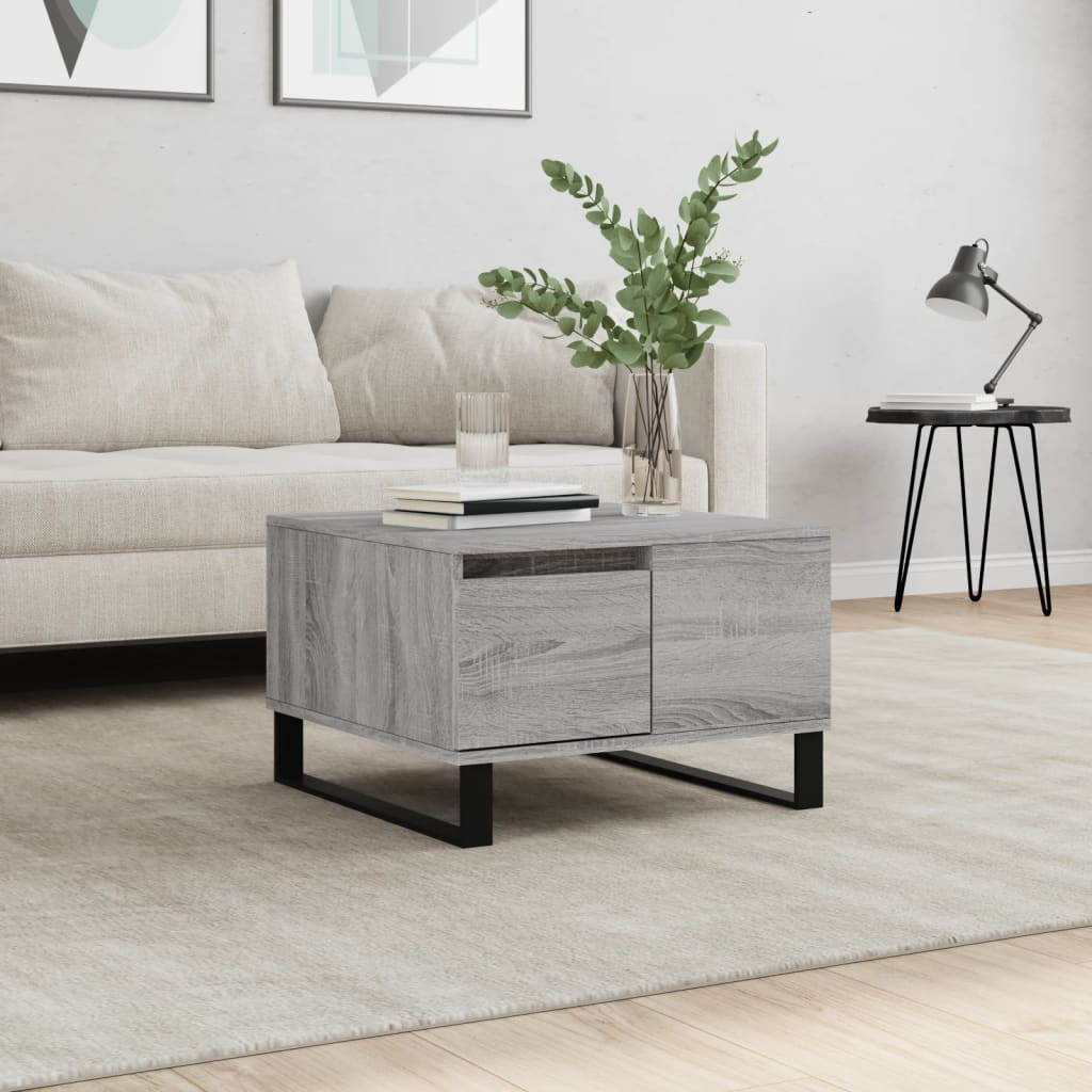 Coffee Table Grey Sonoma 55x55x36.5 cm Engineered Wood - Bargainia.com - 8720845872137 - 830770