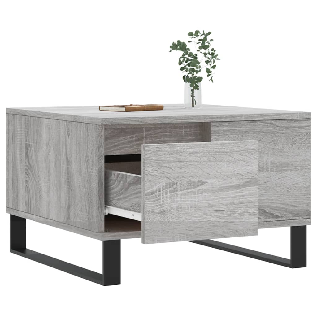 Coffee Table Grey Sonoma 55x55x36.5 cm Engineered Wood - Bargainia.com - 8720845872137 - 830770