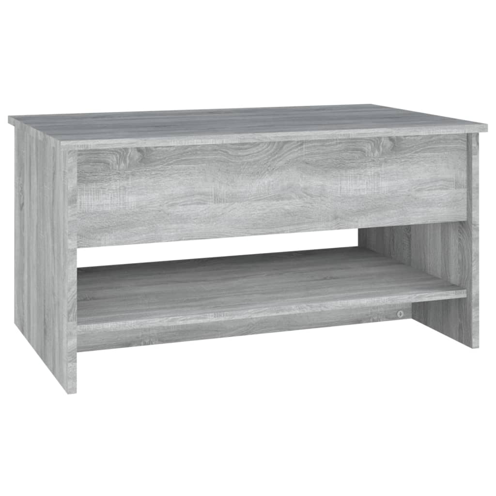 Coffee Table Grey Sonoma 80x50x40 cm Engineered Wood - Bargainia.com - 