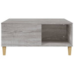 Coffee Table Grey Sonoma 80x80x36.5 cm Engineered Wood - Bargainia.com - 