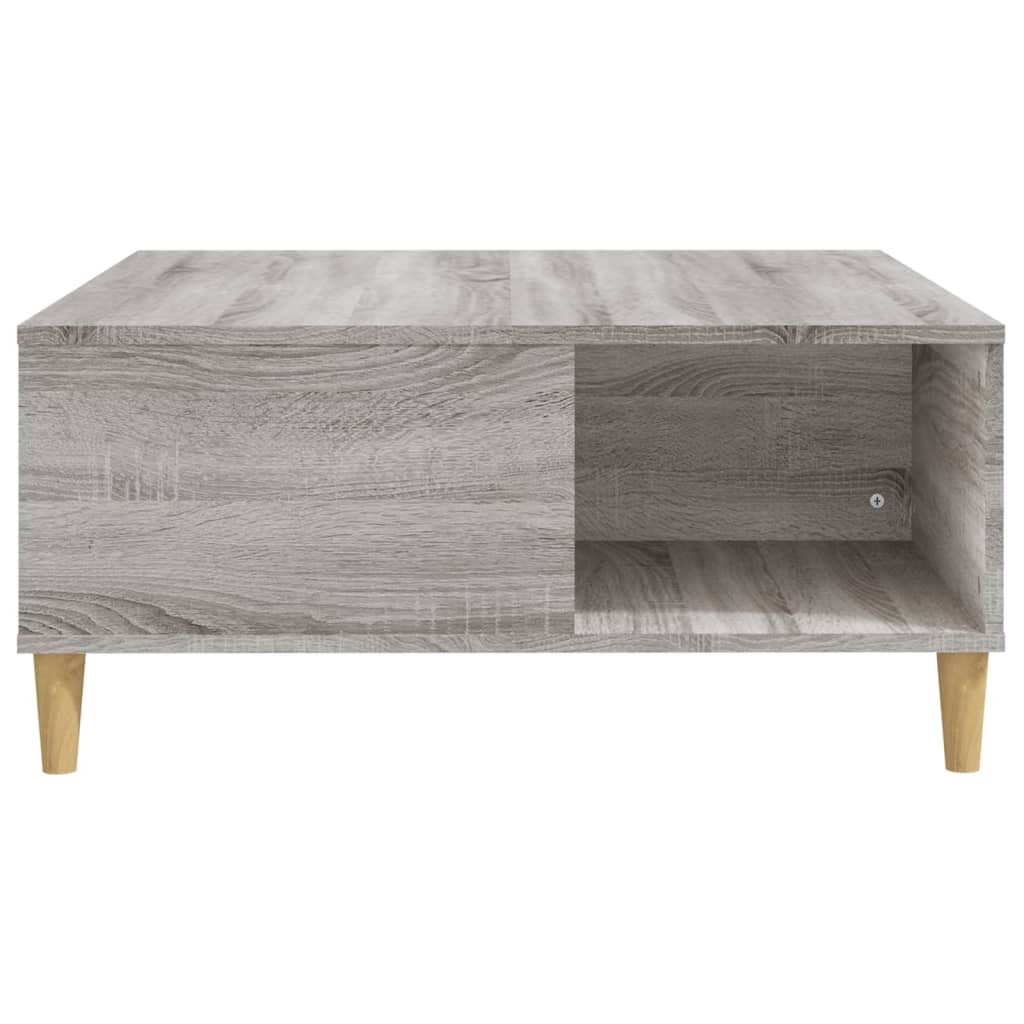 Coffee Table Grey Sonoma 80x80x36.5 cm Engineered Wood - Bargainia.com - 