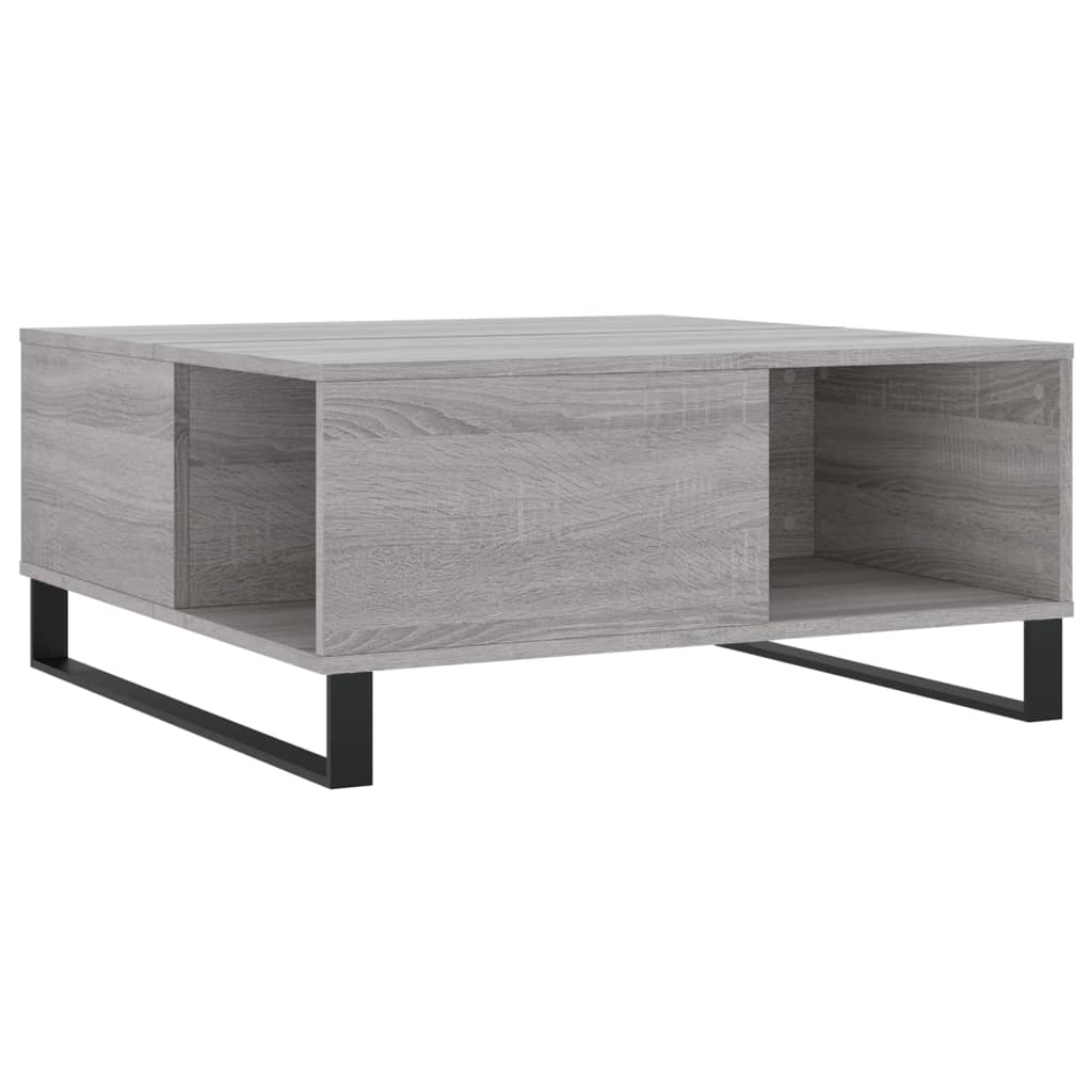Coffee Table Grey Sonoma 80x80x36.5 cm Engineered Wood - Bargainia.com - 8720845872373 - 830794