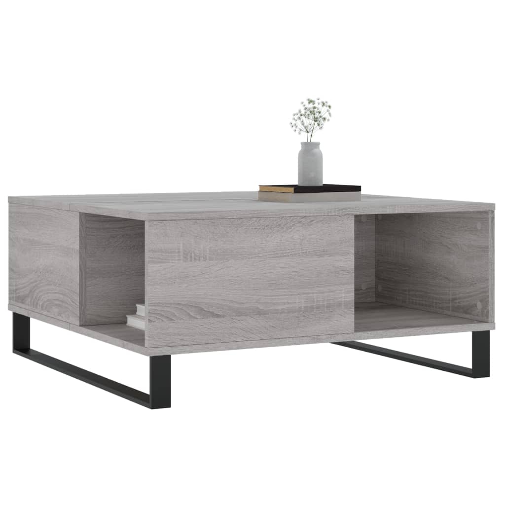 Coffee Table Grey Sonoma 80x80x36.5 cm Engineered Wood - Bargainia.com - 8720845872373 - 830794