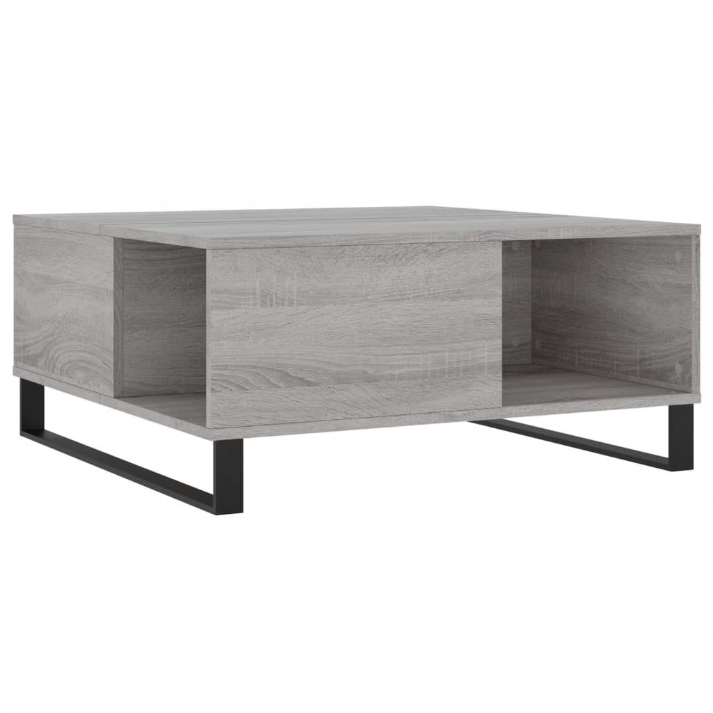 Coffee Table Grey Sonoma 80x80x36.5 cm Engineered Wood - Bargainia.com - 8720845872373 - 830794