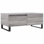 Coffee Table Grey Sonoma 90x50x36.5 cm Engineered Wood - Bargainia.com - 