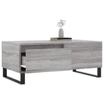 Coffee Table Grey Sonoma 90x50x36.5 cm Engineered Wood - Bargainia.com - 
