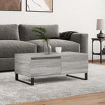 Coffee Table Grey Sonoma 90x50x36.5 cm Engineered Wood - Bargainia.com - 