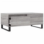 Coffee Table Grey Sonoma 90x50x36.5 cm Engineered Wood - Bargainia.com - 