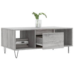 Coffee Table Grey Sonoma 90x50x36.5 cm Engineered Wood - Bargainia.com - 
