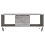Coffee Table Grey Sonoma 90x50x36.5 cm Engineered Wood - Bargainia.com - 