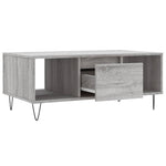 Coffee Table Grey Sonoma 90x50x36.5 cm Engineered Wood - Bargainia.com - 