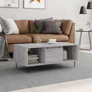 Coffee Table Grey Sonoma 90x50x36.5 cm Engineered Wood - Bargainia.com - 