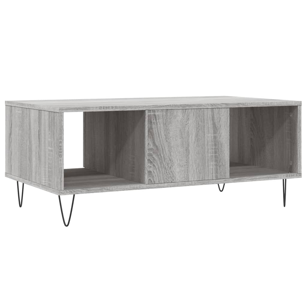 Coffee Table Grey Sonoma 90x50x36.5 cm Engineered Wood - Bargainia.com - 