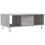 Coffee Table Grey Sonoma 90x50x36.5 cm Engineered Wood - Bargainia.com - 