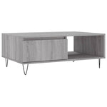 Coffee Table Grey Sonoma 90x60x35 cm Engineered Wood - Bargainia.com - 