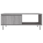 Coffee Table Grey Sonoma 90x60x35 cm Engineered Wood - Bargainia.com - 