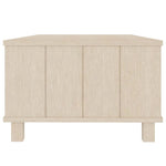 Coffee Table HAMAR Honey Brown 100x55x35 cm Solid Wood Pine - Bargainia.com - 