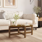 Coffee Table Honey Brown 87x48x35 cm Solid Wood Pine - Bargainia.com - 
