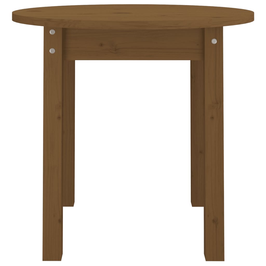 Coffee Table Honey Brown Ø 45x40 cm Solid Wood Pine - Bargainia.com - 8720287208327 - 822335