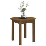 Coffee Table Honey Brown Ø 45x40 cm Solid Wood Pine - Bargainia.com - 