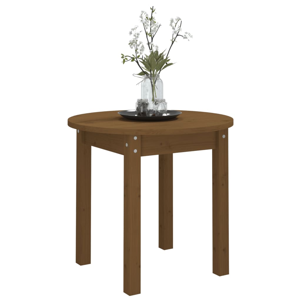 Coffee Table Honey Brown Ø 45x40 cm Solid Wood Pine - Bargainia.com - 8720287208327 - 822335