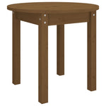 Coffee Table Honey Brown Ø 45x40 cm Solid Wood Pine - Bargainia.com - 
