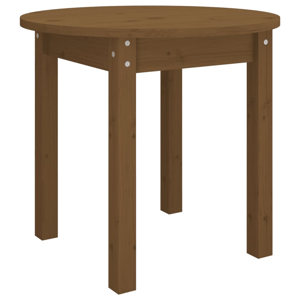 Coffee Table Honey Brown Ø 45x40 cm Solid Wood Pine - Bargainia.com - 