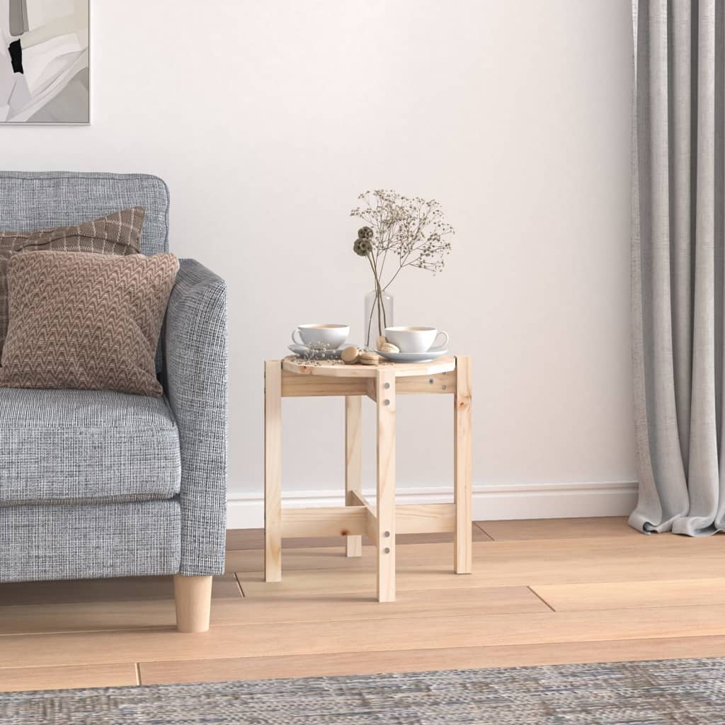 Coffee Table Ø 42.5x45 cm Solid Wood Pine - Bargainia.com - 