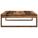 Coffee Table Old Wood 100x100x35 cm Engineered Wood - Bargainia.com - 
