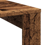 Coffee Table Old Wood 100x100x35 cm Engineered Wood - Bargainia.com - 